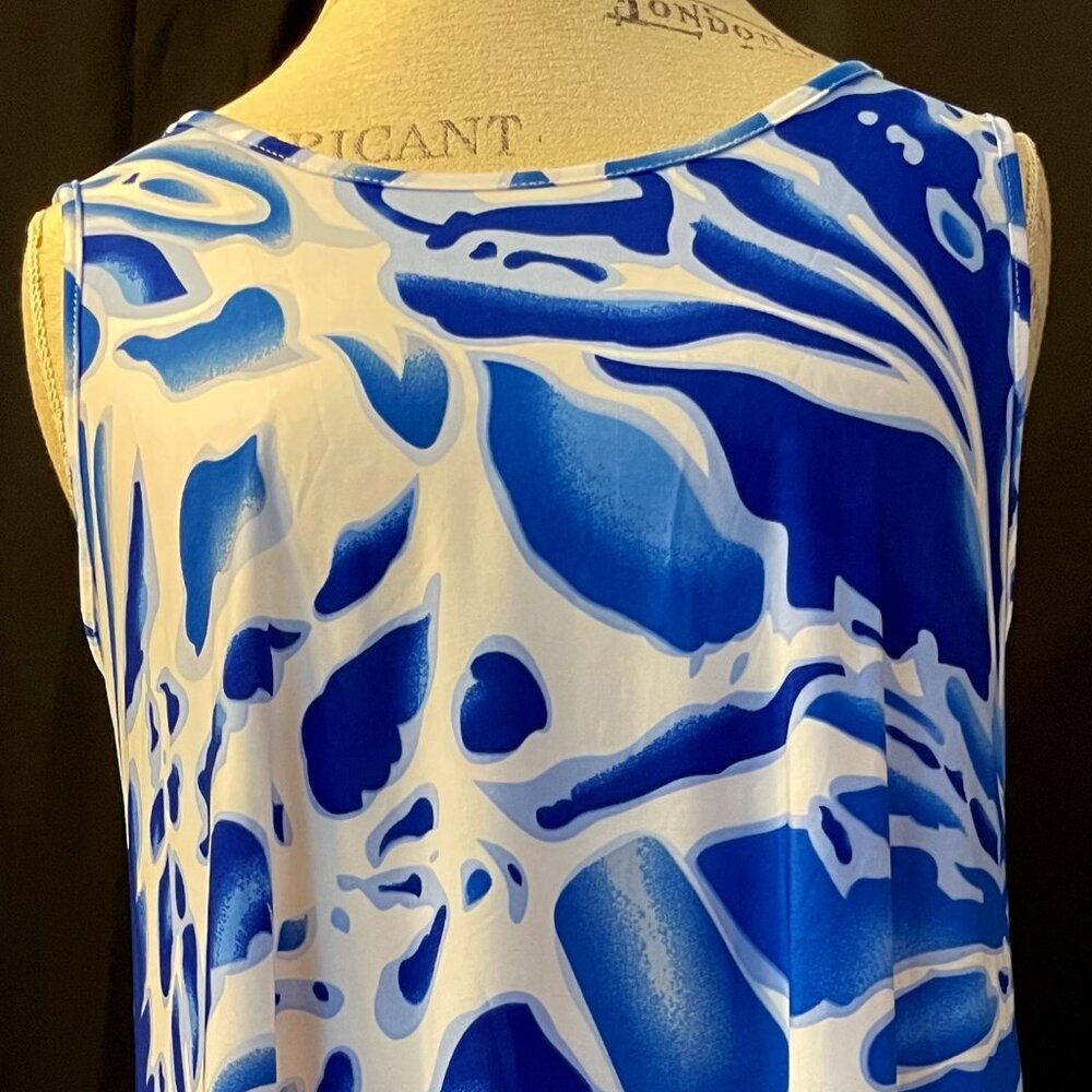 WUHOU Sleeveless Lightweight Summer Dress: Size M/L